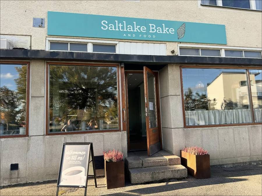 Fasaden till Saltlake Bake & Food